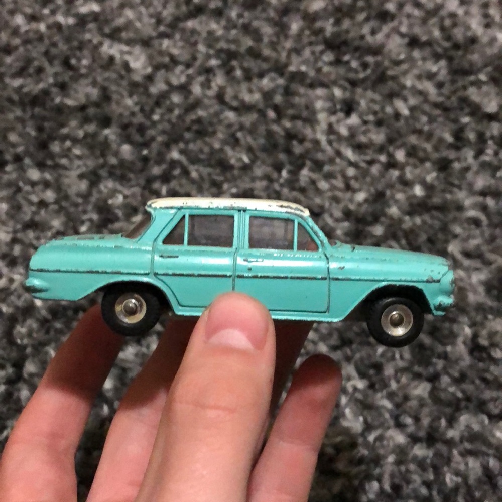| 1963 Rare DINKY TOYS | Aqua Teal Holden Special Sedan MADE IN ENGLAND |